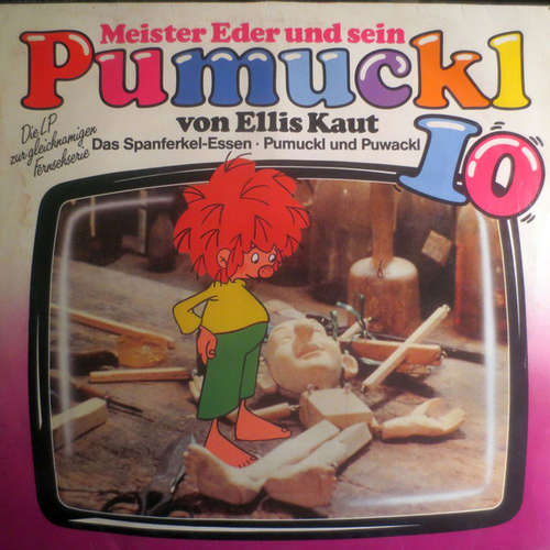 Cover Ellis Kaut - Meister Eder Und Sein Pumuckl 10 - Das Spanferkel-Essen / Pumuckl Und Puwackl (LP) Schallplatten Ankauf