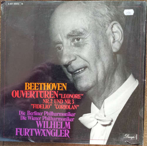 Cover Beethoven* - Die Berliner Philharmoniker*, Die Wiener Philharmoniker*, Wilhelm Furtwängler - Ouverturen Leonore Nr. 2 Und Nr. 3 - Fidelio - Coriolan (LP, Album) Schallplatten Ankauf