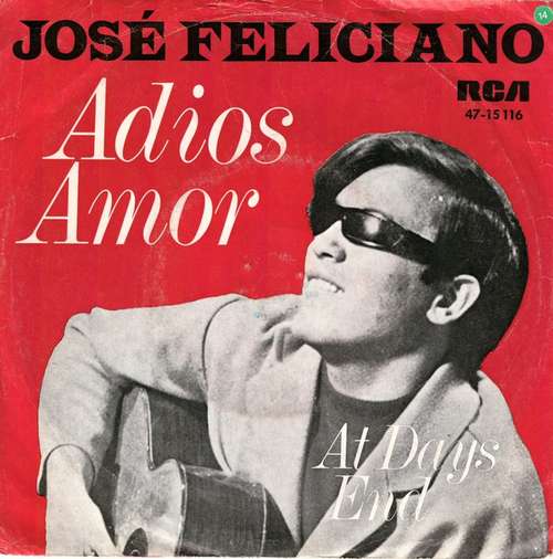 Cover José Feliciano - Adios Amor (7) Schallplatten Ankauf