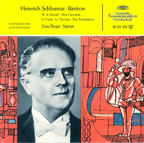 Cover Heinrich Schlusnus - Historische Aufnahmen (7, EP, Mono) Schallplatten Ankauf