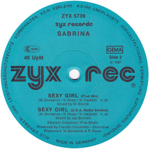 Sabrina Sexy Girl (Remix) (12
