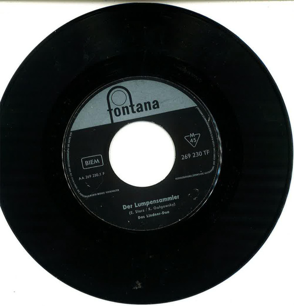 Bild Das Lindner-Duo - Der Lumpensammler (7, Single, Mono) Schallplatten Ankauf