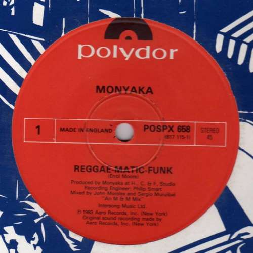 Cover Monyaka - Reggae-Matic-Funk (12, Single) Schallplatten Ankauf