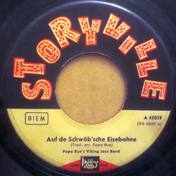 Cover Papa Bue's Viking Jazz Band - Auf De Schwäb'sche Eisebahne (7) Schallplatten Ankauf