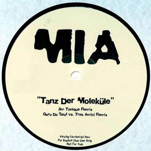 Cover MIA. - Tanz Der Moleküle (12, Promo, S/Sided) Schallplatten Ankauf