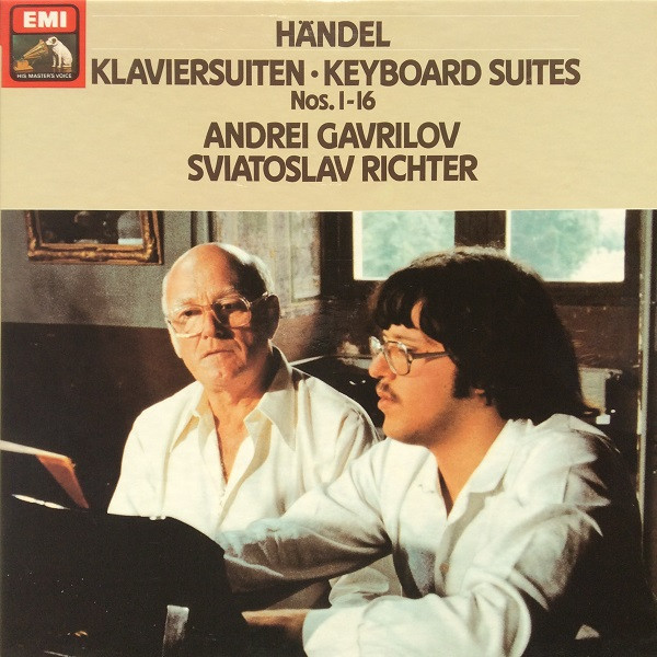 Cover Händel*, Andrei Gavrilov, Sviatoslav Richter - Klaviersuiten = Keyboard Suites Nos. 1-16 (4xLP + Box) Schallplatten Ankauf
