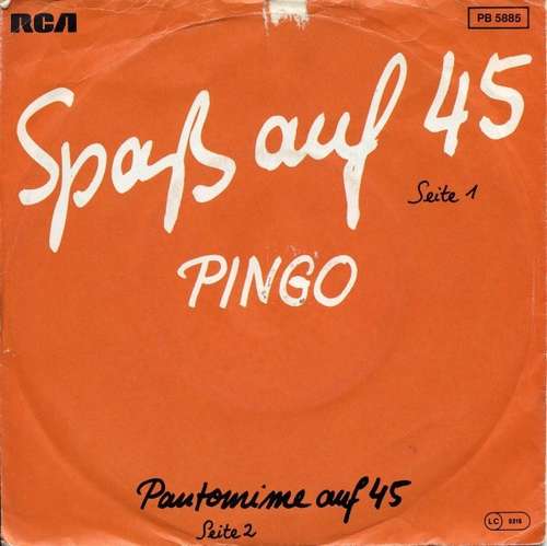 Cover Pingo (2) - Spaß Auf 45 (7, Single) Schallplatten Ankauf