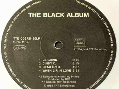 Cover The Black Album - The Black Album (LP, Album, Whi) Schallplatten Ankauf