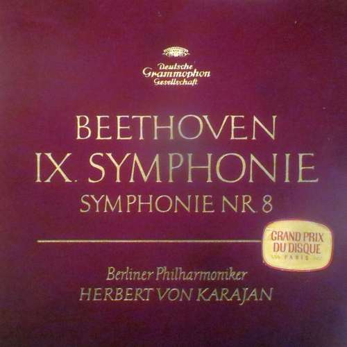 Bild Beethoven*, Berliner Philharmoniker, Herbert von Karajan - Beethoven IX. Symphonie / Symphonie Nr. 8 (2xLP, Mono, Dlx + Box) Schallplatten Ankauf