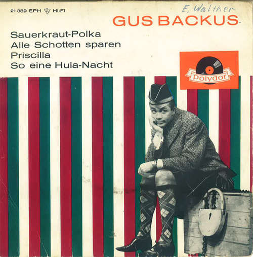 Cover Gus Backus - Gus Backus (7, EP, Mono) Schallplatten Ankauf