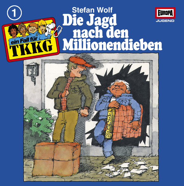 Cover Stefan Wolf - TKKG   1 - Die Jagd Nach Den Millionendieben (LP, Pic, RE) Schallplatten Ankauf