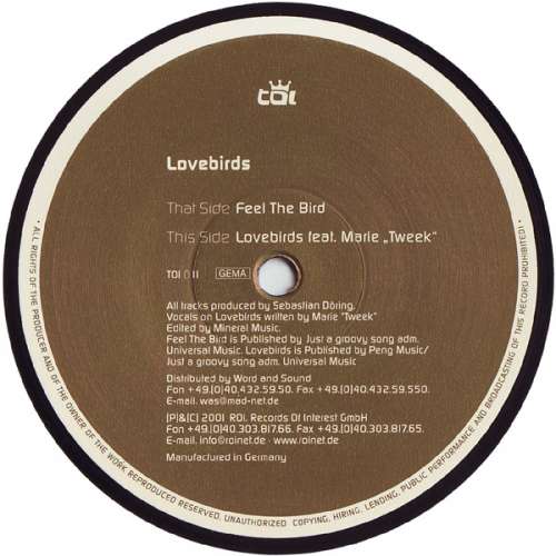Cover Lovebirds - Feel The Bird (12) Schallplatten Ankauf