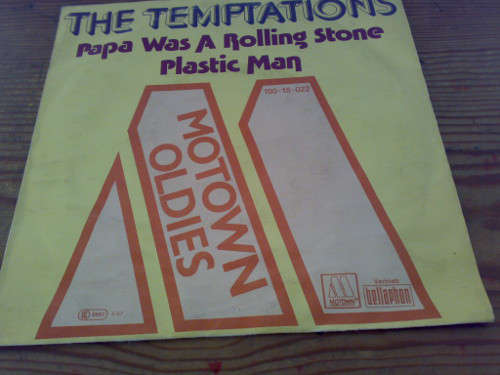 Cover The Temptations - Papa Was A Rolling Stone / Plastic Man (7, Single) Schallplatten Ankauf