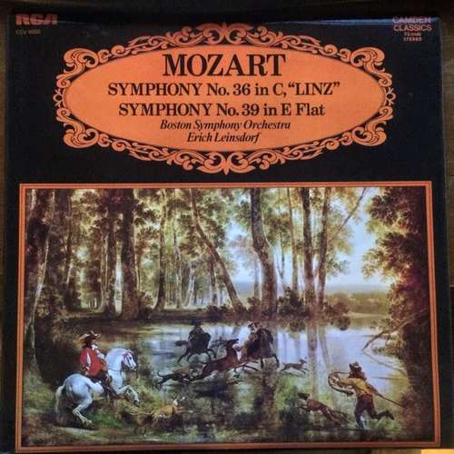 Cover Mozart*, Boston Symphony Orchestra, Erich Leinsdorf - Symphony No. 36 In C, Linz / Symphony No. 39 In E Flat (LP, Album, RE) Schallplatten Ankauf