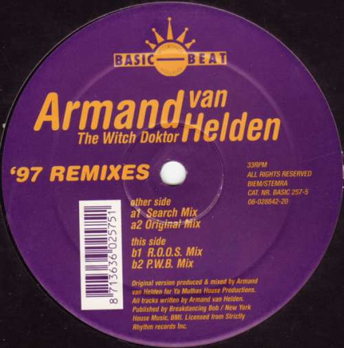Cover Armand Van Helden - The Witch Doktor ('97 Remixes) (12) Schallplatten Ankauf