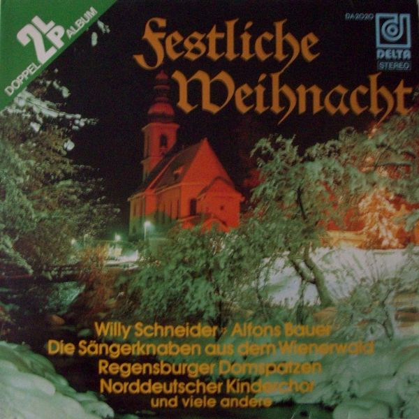 Cover Various - Festliche Weihnacht (2xLP) Schallplatten Ankauf