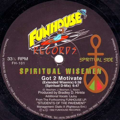 Cover Spiritual Wisemen - Got 2 Motivate / Beans -N- Rice (12) Schallplatten Ankauf