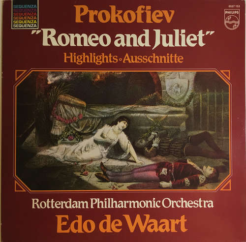 Cover Rotterdams Philharmonisch Orkest , Conductor Edo de Waart - Highlights from Romeo and Juliet (LP) Schallplatten Ankauf
