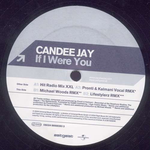 Cover Candee Jay - If I Were You (12) Schallplatten Ankauf