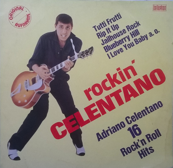 Cover Adriano Celentano - Rockin' Celentano (LP, Comp) Schallplatten Ankauf