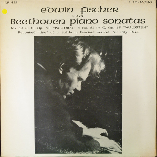 Cover Edwin Fischer, Ludwig van Beethoven - Beethoven Piano Sonatas (LP, Album, Mono) Schallplatten Ankauf