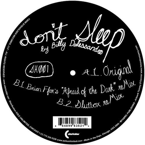 Cover Billy Dalessandro - Don't Sleep (12) Schallplatten Ankauf