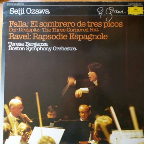 Bild Seiji Ozawa - Falla : El Sombrero De Tres Picos / Ravel : Rapsodie Espagnole (LP, Comp) Schallplatten Ankauf