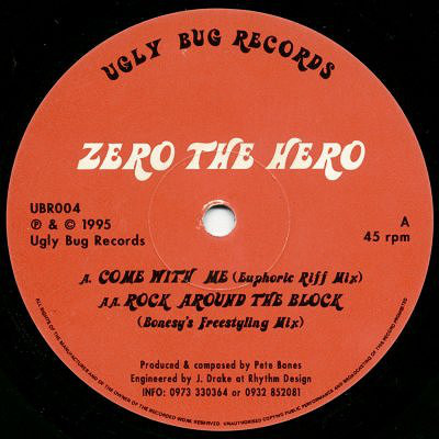 Cover Zero The Hero - Come With Me / Rock Around The Block (12) Schallplatten Ankauf