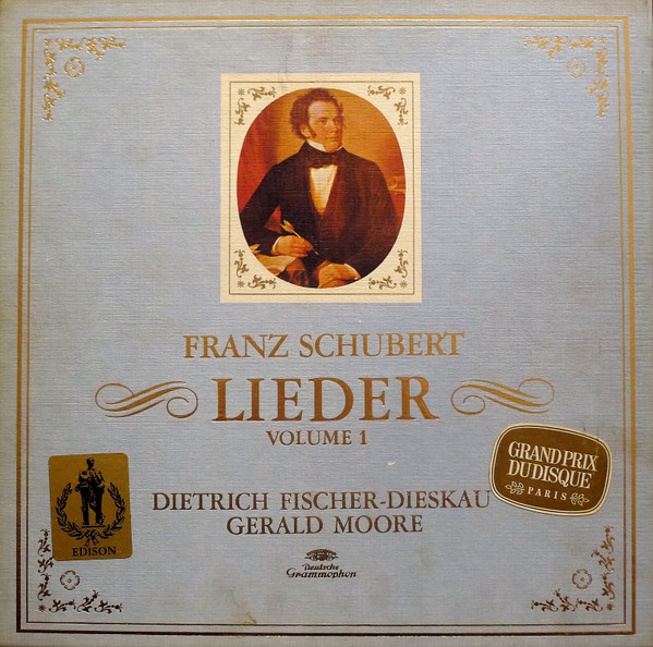 Cover Franz Schubert, Dietrich Fischer-Dieskau, Gerald Moore - Lieder Volume 1 (12xLP + Box) Schallplatten Ankauf