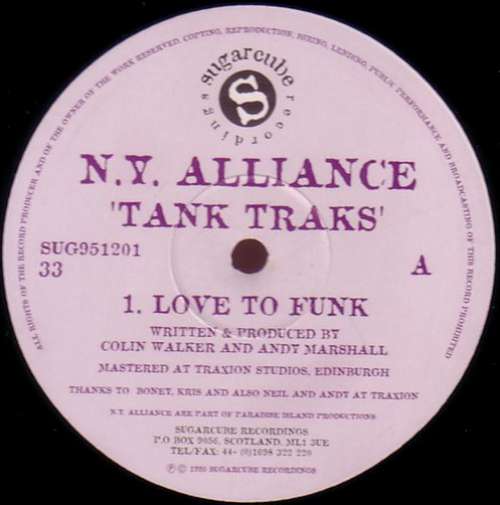 Cover N.Y. Alliance - Tank Traks (12) Schallplatten Ankauf