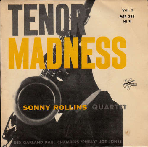 Cover Sonny Rollins Quartet - Tenor Madness Vol. 2 (7, EP) Schallplatten Ankauf