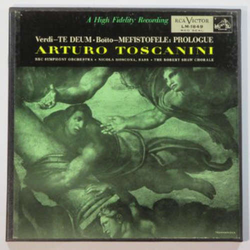 Cover Nicola Moscona, Robert Shaw, NBC Symphony Orchestra, Arturo Toscanini - Verdi: Te Deum / Boito: Mefistofele: Prologue (LP, Album, Box) Schallplatten Ankauf
