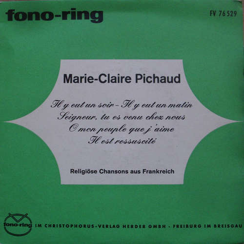 Cover Marie-Claire Pichaud - Religiöse Chansons Aus Paris (7, EP, Mono) Schallplatten Ankauf
