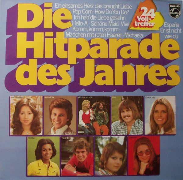 Cover Various - Die Hitparade Des Jahres, 24 Volltreffer (2xLP, Comp, Gat) Schallplatten Ankauf