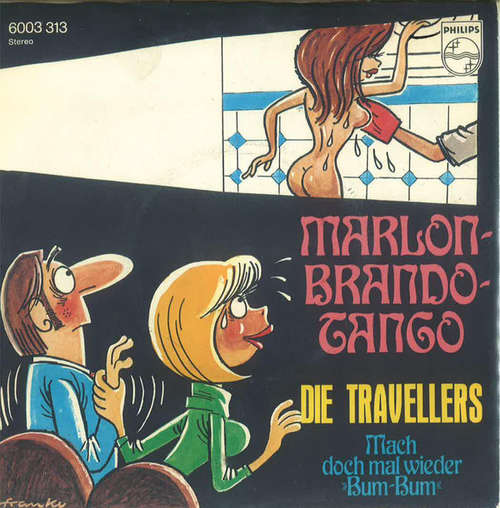 Cover Die Travellers - Marlon-Brando-Tango (7, Single) Schallplatten Ankauf