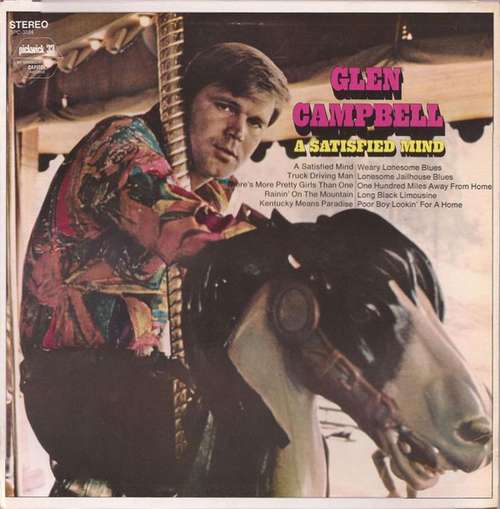 Cover Glen Campbell - A Satisfied Mind (LP, Comp) Schallplatten Ankauf