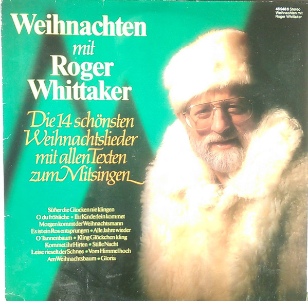 Cover Roger Whittaker - Weihnachten Mit Roger Whittaker (LP, Album, Club) Schallplatten Ankauf