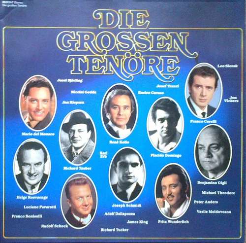 Cover Various - Die Grossen Tenöre (2xLP, Comp) Schallplatten Ankauf