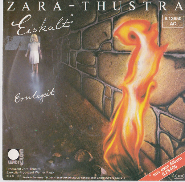 Cover Zara-Thustra - Eiskalt (7, Single, Promo) Schallplatten Ankauf