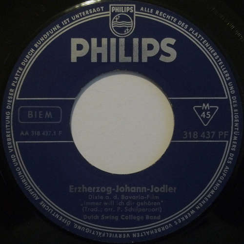 Bild Dutch Swing College Band* - Erzherzog-Johann-Jodler (7, Mono) Schallplatten Ankauf