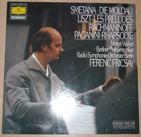 Cover Bedřich Smetana, Franz Liszt, Sergei Vasilyevich Rachmaninoff - Die Moldau, Les Preludes, Paganini-Rhapsodie (LP) Schallplatten Ankauf