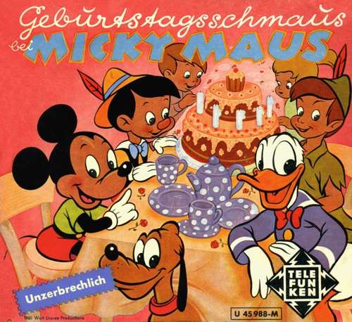 Cover Ingeborg Walther - Geburtstagsschmaus Bei Micky Maus (7) Schallplatten Ankauf