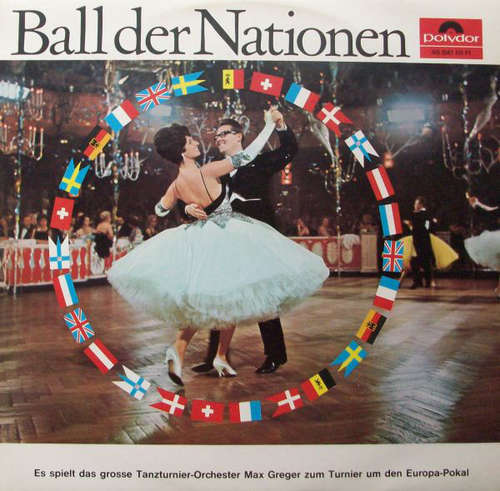 Cover Max Greger Und Sein Orchester - Ball Der Nationen (LP) Schallplatten Ankauf