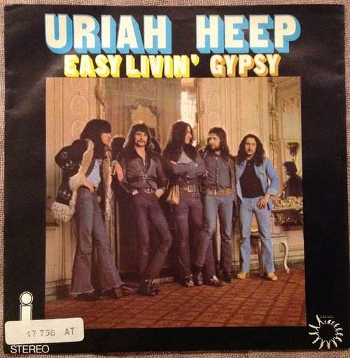 Cover Uriah Heep - Easy Livin' / Gypsy (7, Single, RE) Schallplatten Ankauf