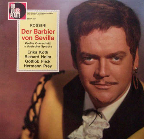 Cover Gioacchino Rossini - Der Barbier von Sevilla, Großer Querschnitt In Deutscher Sprache (LP) Schallplatten Ankauf