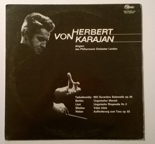 Cover Herbert von Karajan Dirigiert Das Philharmonia Orchester London* - Herbert von Karajan Dirigiert Das Philharmonia Orchester London (LP, Album) Schallplatten Ankauf