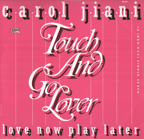 Bild Carol Jiani - Touch And Go Lover (12, EP, Maxi) Schallplatten Ankauf