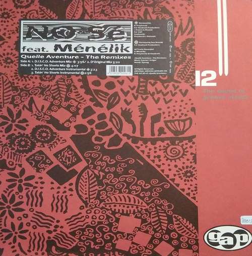 Cover No Sé Feat. Ménélik* - Quelle Aventure - The Remixes (12) Schallplatten Ankauf
