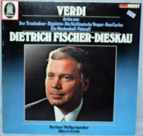 Cover Verdi* : Dietrich Fischer-Dieskau, Alberto Erede, Berliner Philharmoniker - Arias (LP) Schallplatten Ankauf