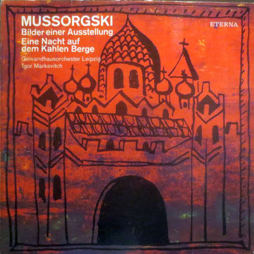 Cover Mussorgski*, Gewandhausorchester Leipzig, Igor Markevitch - Bilder Einer Ausstellung / Eine Nacht Auf Dem Kahlen Berge (LP) Schallplatten Ankauf
